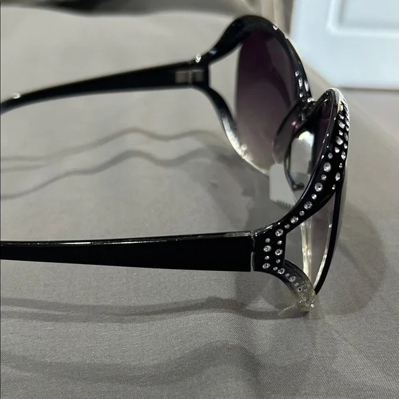 Black and Silver Sunglasses - Picture 2 of 2